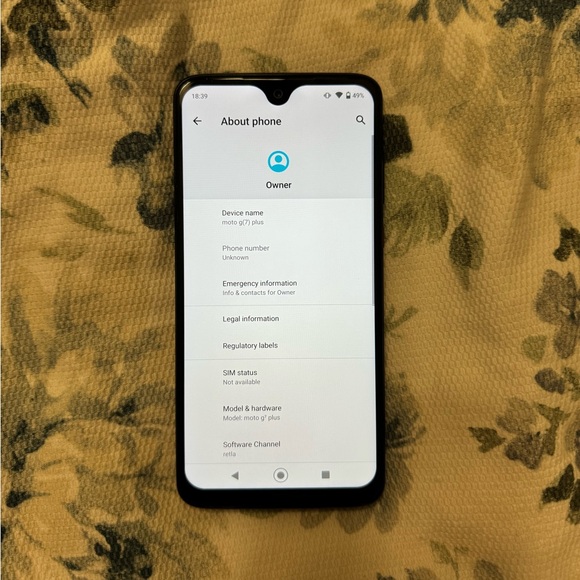 UNLOCKED Motorola G7 Plus - Black - Picture 3 of 8